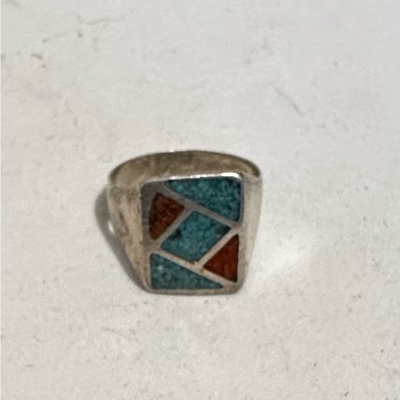 Men’s turquoise ring - Picture 2 of 4